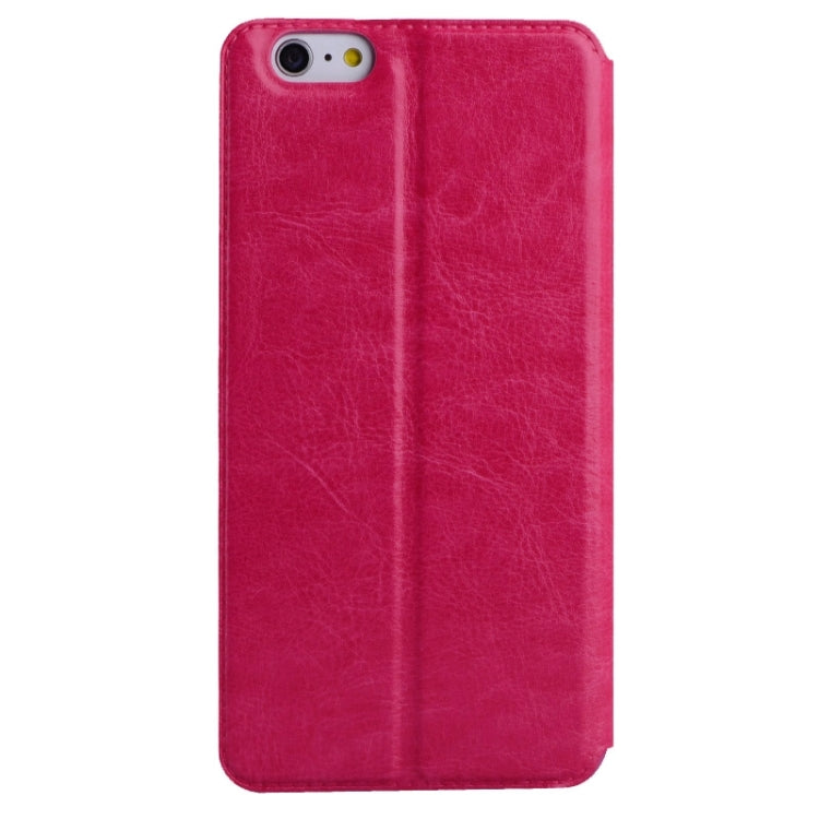Crazy Horse Texture Leather Case with Holder & Call Display for iPhone 6 Plus & 6S Plus