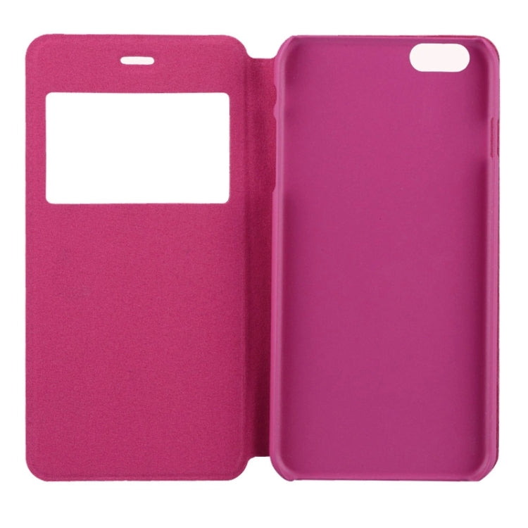 Crazy Horse Texture Leather Case with Holder & Call Display for iPhone 6 Plus & 6S Plus