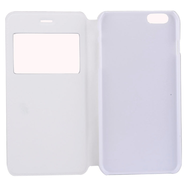 Crazy Horse Texture Leather Case with Holder & Call Display for iPhone 6 Plus & 6S Plus