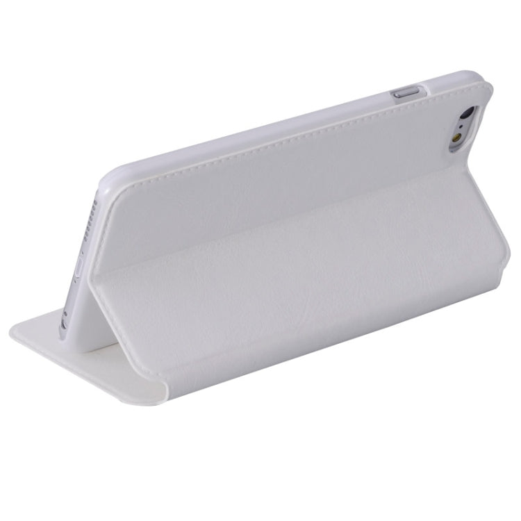 Crazy Horse Texture Leather Case with Holder & Call Display for iPhone 6 Plus & 6S Plus