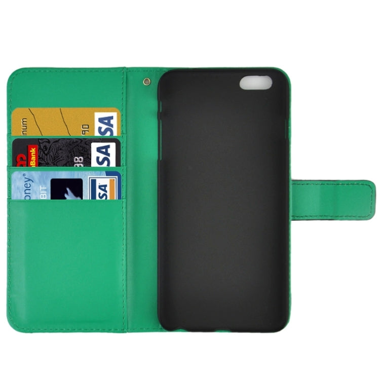 Ultra-thin Hollow Out Dot Horizontal Flip Leather Case with Card Slots & Holder for iPhone 6 Plus & 6S Plus