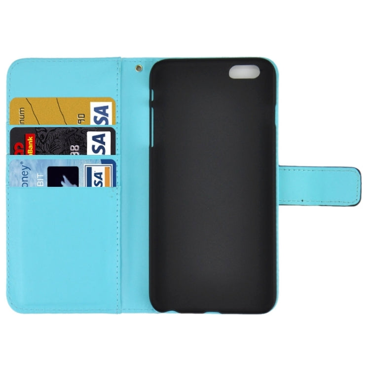 Ultra-thin Hollow Out Dot Horizontal Flip Leather Case with Card Slots & Holder for iPhone 6 Plus & 6S Plus
