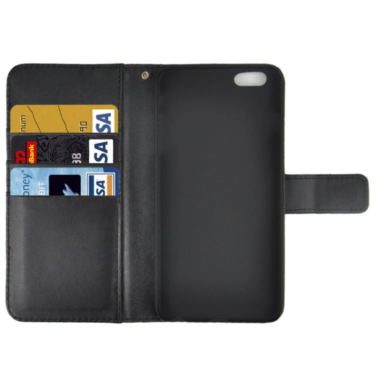 Ultra-thin Hollow Out Dot Horizontal Flip Leather Case with Card Slots & Holder for iPhone 6 Plus & 6S Plus