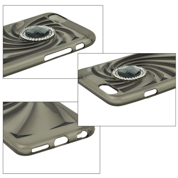 Fashionable Ultrathin Diamond Encrusted TPU Protective Case for iPhone 6 Plus