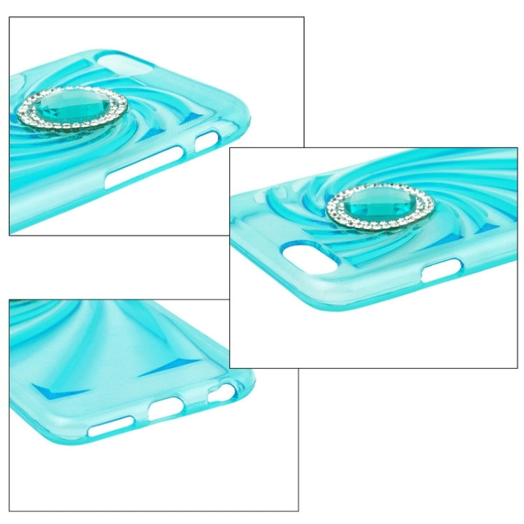 Fashionable Ultrathin Diamond Encrusted TPU Protective Case for iPhone 6 Plus