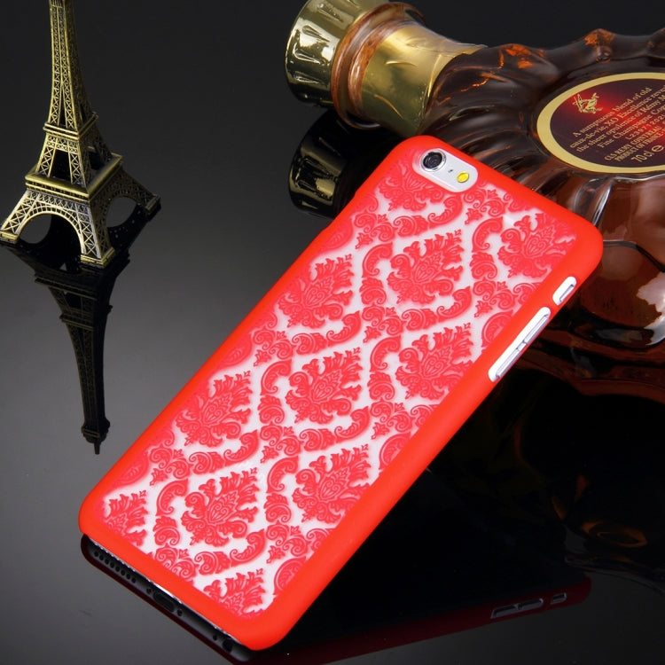 Retro Palace Embossed Flowers Pattern Protective Hard Case for iPhone 6 Plus & 6s Plus