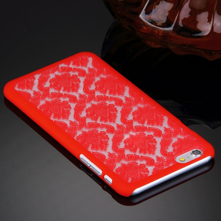 Retro Palace Embossed Flowers Pattern Protective Hard Case for iPhone 6 Plus & 6s Plus