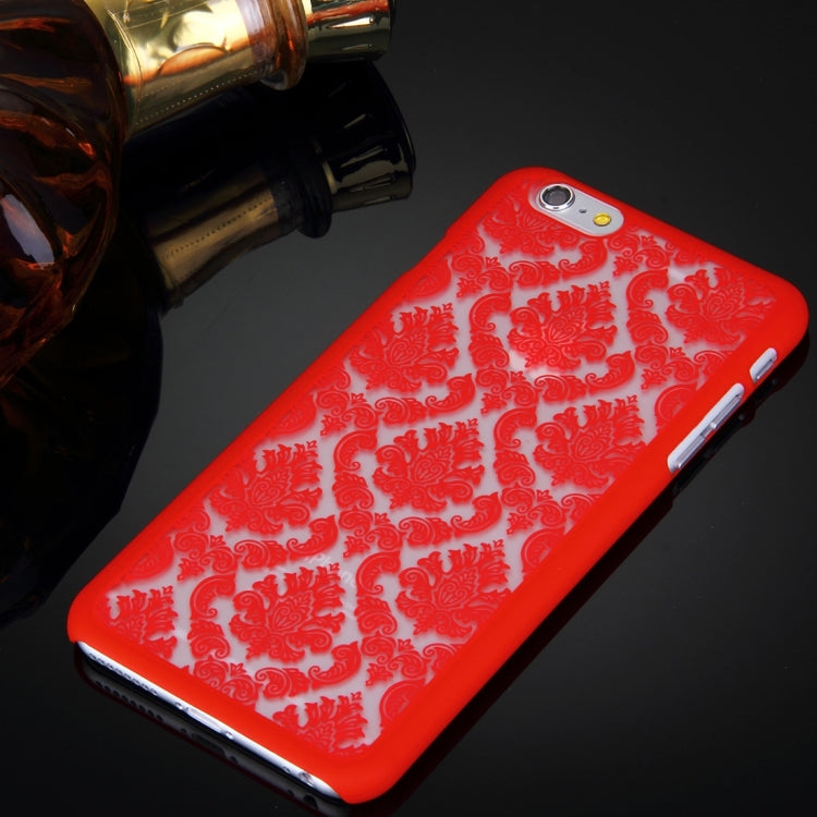 Retro Palace Embossed Flowers Pattern Protective Hard Case for iPhone 6 Plus & 6s Plus
