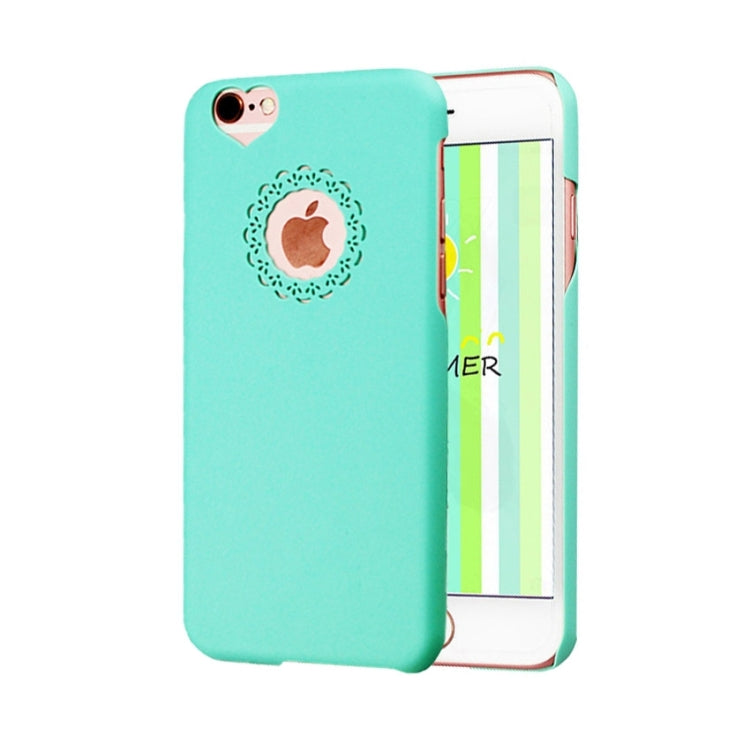 Engraving Flower Plastic Protective Case for iPhone 6 Plus