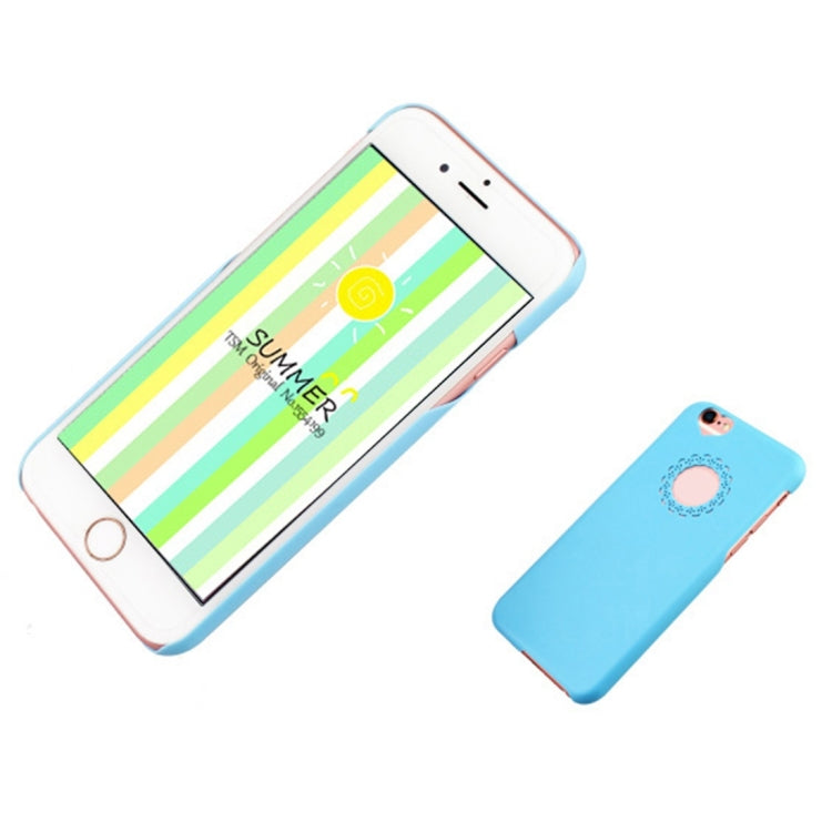 Engraving Flower Plastic Protective Case for iPhone 6 Plus