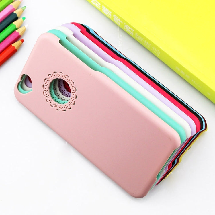 Engraving Flower Plastic Protective Case for iPhone 6 Plus
