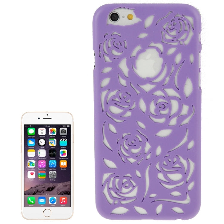 Hollow Out Rose Flowers Pattern Protective Hard Case for iPhone 6 Plus & 6S Plus