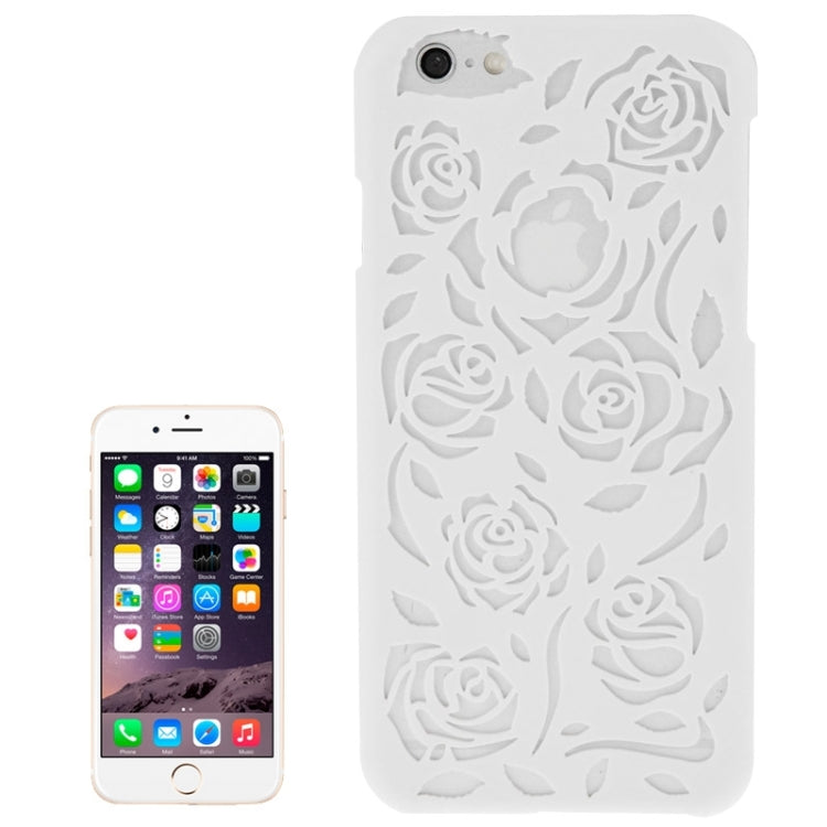 Hollow Out Rose Flowers Pattern Protective Hard Case for iPhone 6 Plus & 6S Plus