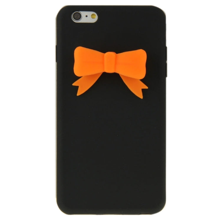 Stereoscopic Bowknot Silicone Protective Case for iPhone 6 Plus