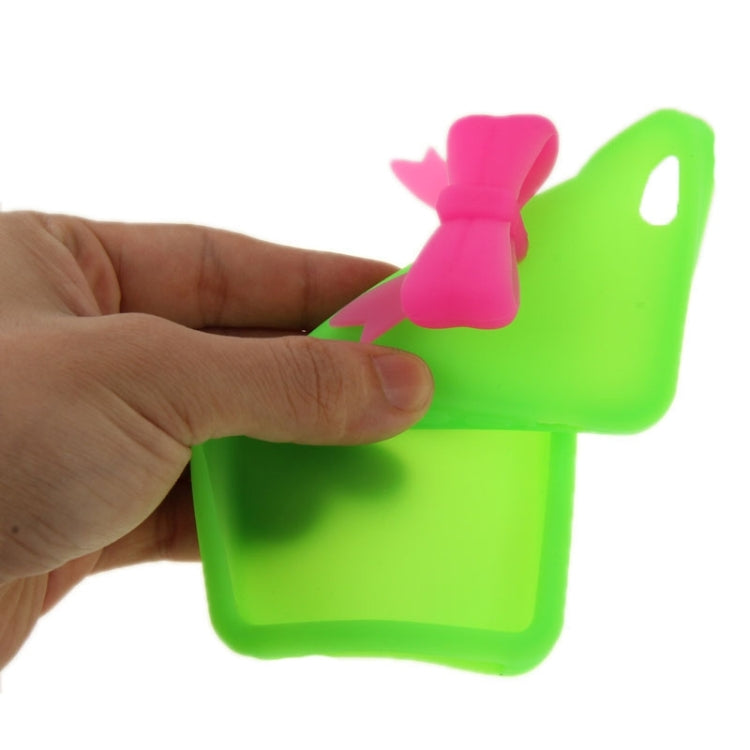 Stereoscopic Bowknot Silicone Protective Case for iPhone 6 Plus