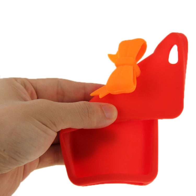 Stereoscopic Bowknot Silicone Protective Case for iPhone 6 Plus