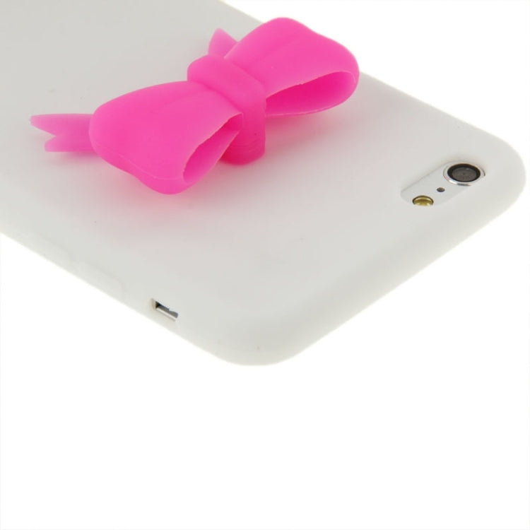 Stereoscopic Bowknot Silicone Protective Case for iPhone 6 Plus