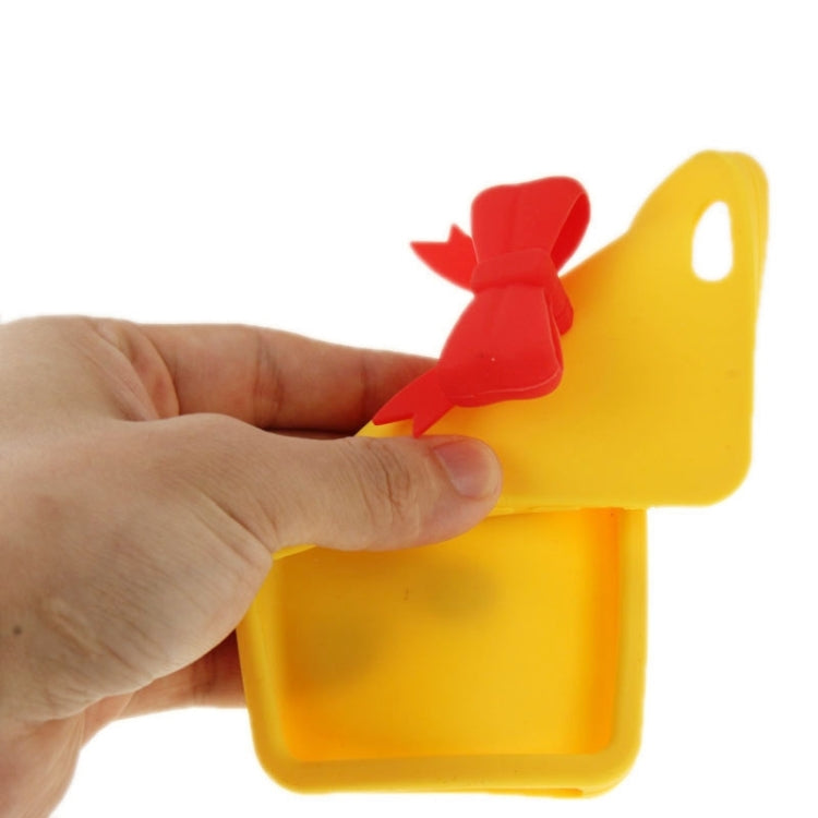 Stereoscopic Bowknot Silicone Protective Case for iPhone 6 Plus