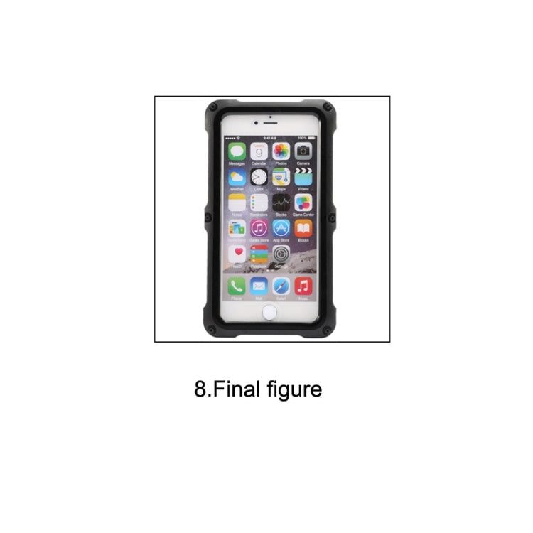For iPhone 6 Plus & 6s Plus IPX6 Waterproof Dusproof Shockproof Protective Case