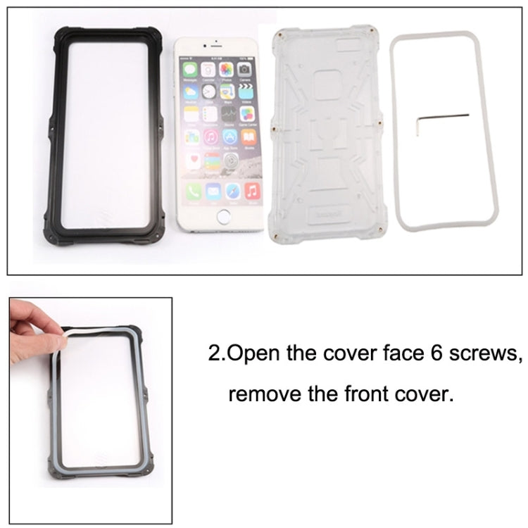 For iPhone 6 Plus & 6s Plus IPX6 Waterproof Dusproof Shockproof Protective Case