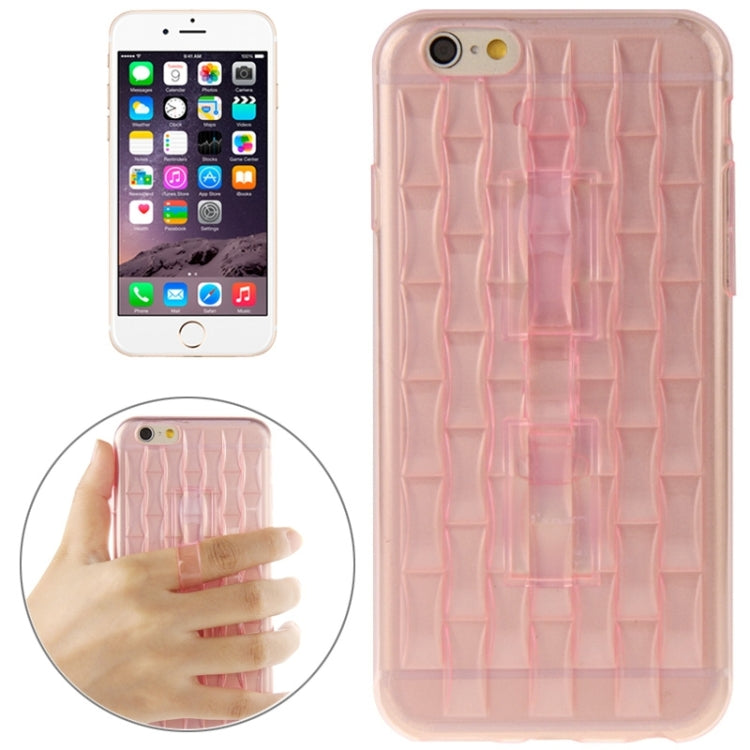 Ice Sculptures TPU Protective Case with Handle for iPhone 6 Plus & 6S Plus