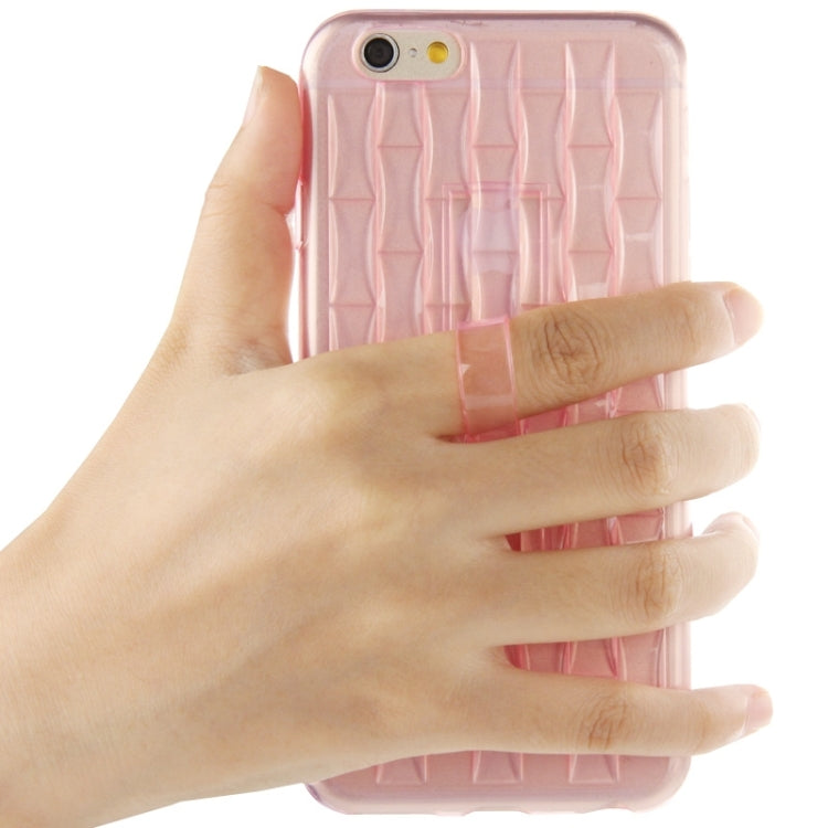 Ice Sculptures TPU Protective Case with Handle for iPhone 6 Plus & 6S Plus