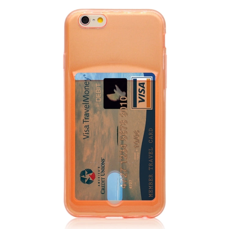 Ultrathin TPU Protective Case with Card Slot for iPhone 6 Plus & 6S Plus
