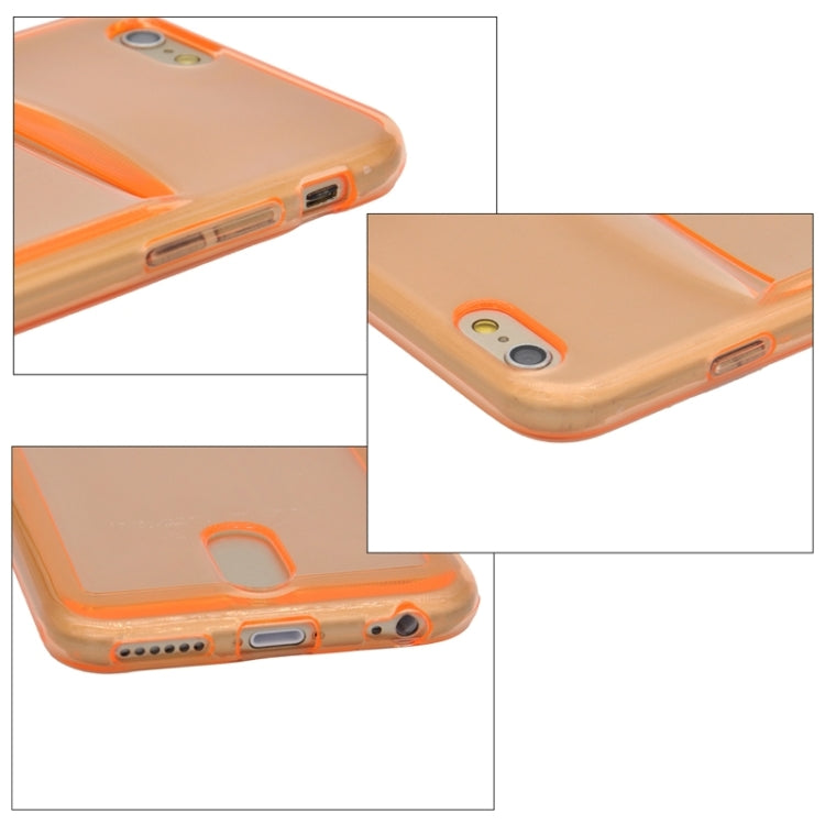 Ultrathin TPU Protective Case with Card Slot for iPhone 6 Plus & 6S Plus