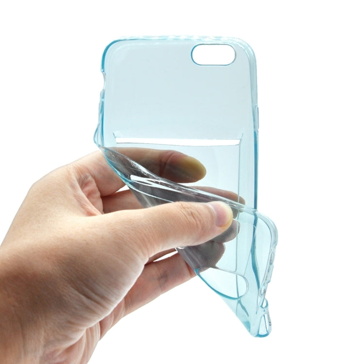 Ultrathin TPU Protective Case with Card Slot for iPhone 6 Plus & 6S Plus