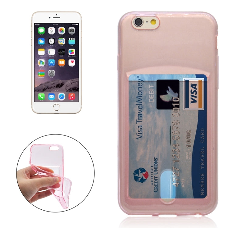Ultrathin TPU Protective Case with Card Slot for iPhone 6 Plus & 6S Plus