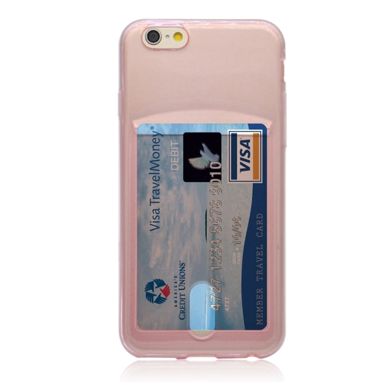 Ultrathin TPU Protective Case with Card Slot for iPhone 6 Plus & 6S Plus