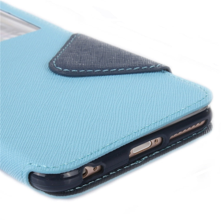 For iPhone 6 Plus & 6s Plus Roar Cross Texture Flip Leather Case with Holder & Card Slot & Caller ID Window