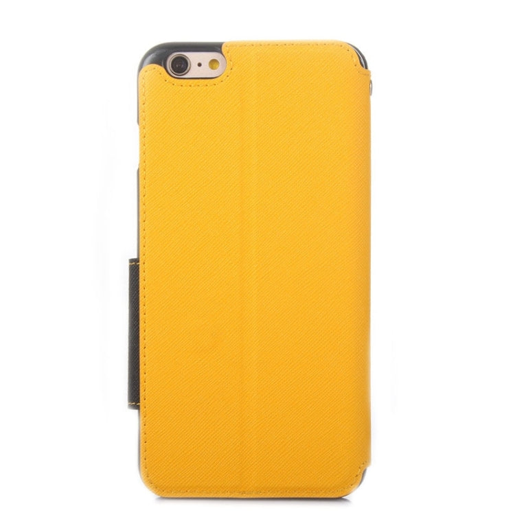 For iPhone 6 Plus & 6s Plus Roar Cross Texture Flip Leather Case with Holder & Card Slot & Caller ID Window