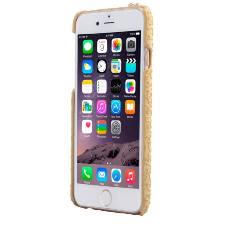 Stereoscopic Diamond Encrusted Mirror & Bowknot Plastic Case for iPhone 6 Plus