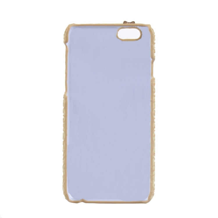 Stereoscopic Diamond Encrusted Mirror & Bowknot Plastic Case for iPhone 6 Plus