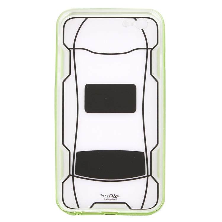 Sports Car Pattern Plating & Acrylic Combination Case for iPhone 6 Plus & 6S Plus