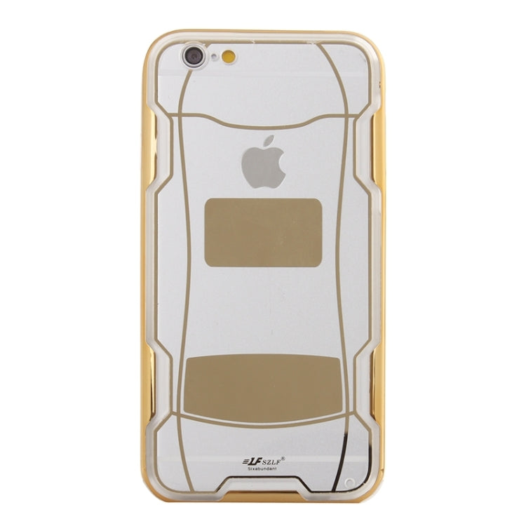 Sports Car Pattern Plating & Acrylic Combination Case for iPhone 6 Plus & 6S Plus