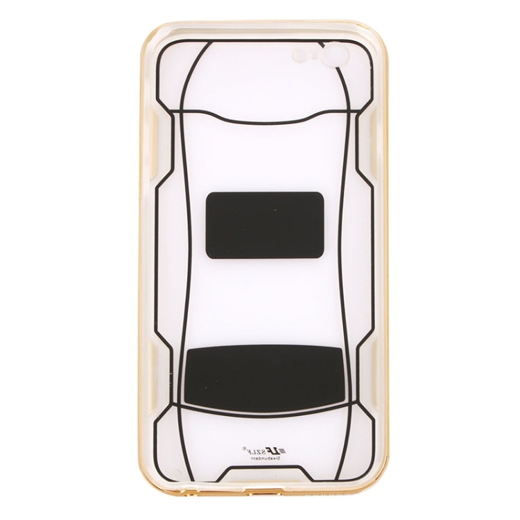 Sports Car Pattern Plating & Acrylic Combination Case for iPhone 6 Plus & 6S Plus