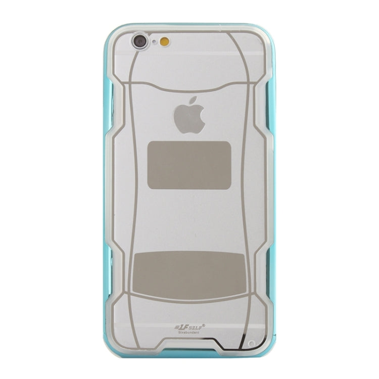 Sports Car Pattern Plating & Acrylic Combination Case for iPhone 6 Plus & 6S Plus