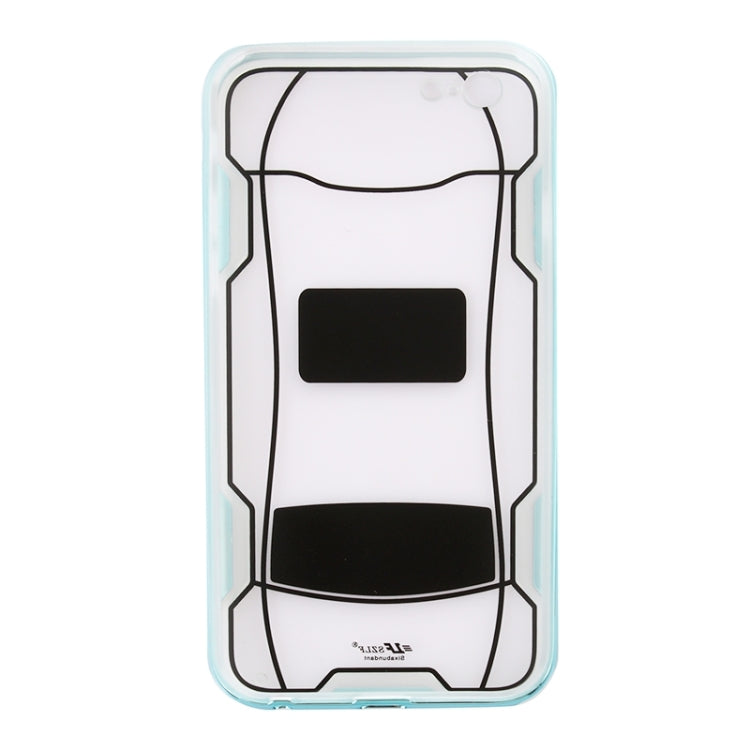 Sports Car Pattern Plating & Acrylic Combination Case for iPhone 6 Plus & 6S Plus