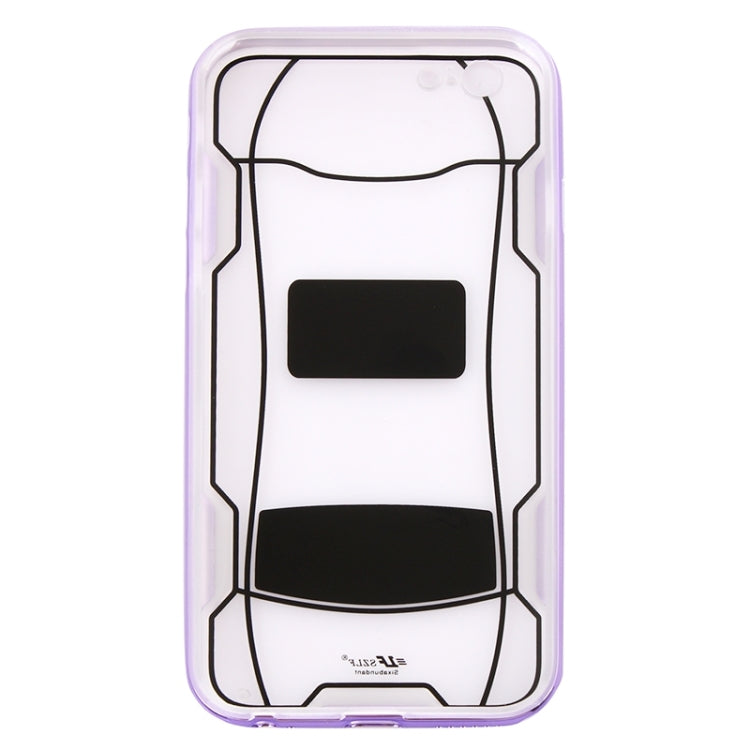 Sports Car Pattern Plating & Acrylic Combination Case for iPhone 6 Plus & 6S Plus