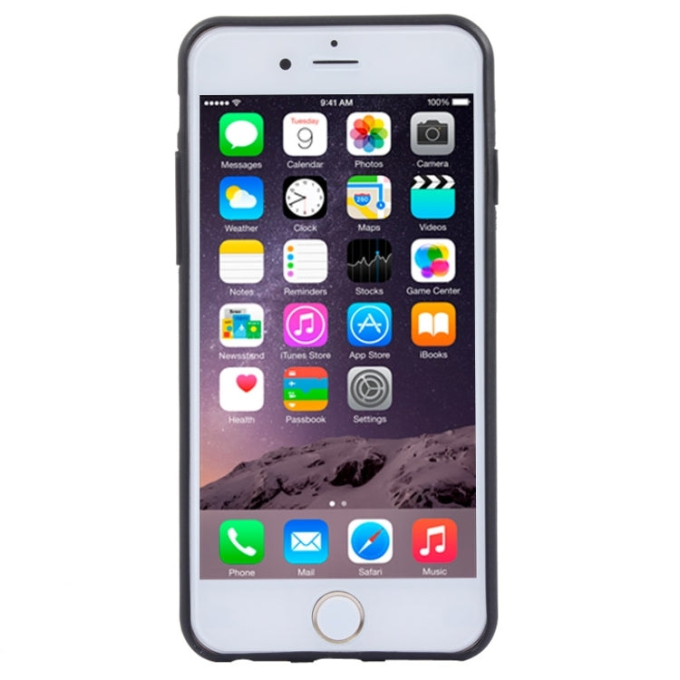Luminous Frame Transparent Back Shell Plastic Case for iPhone 6 Plus & 6S Plus