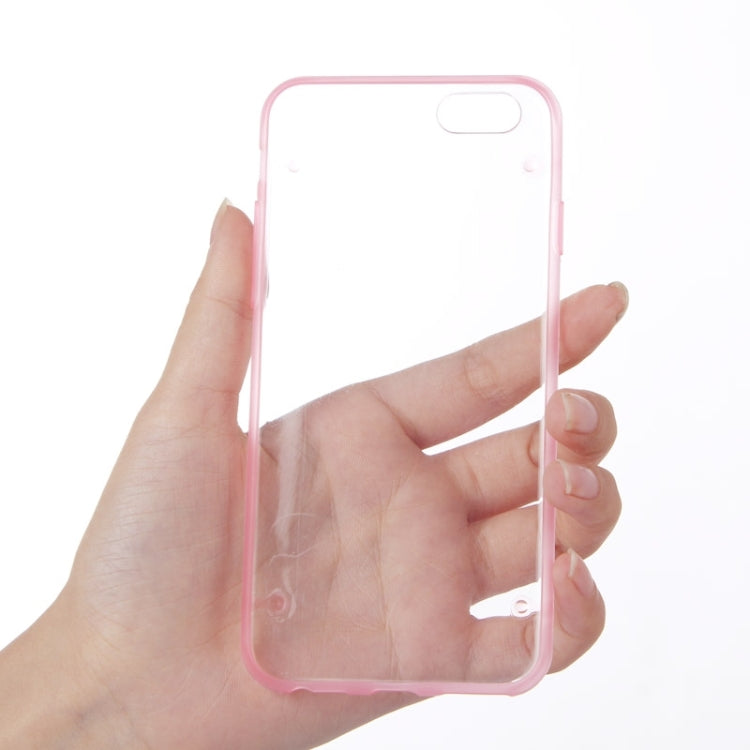 Luminous Frame Transparent Back Shell Plastic Case for iPhone 6 Plus & 6S Plus