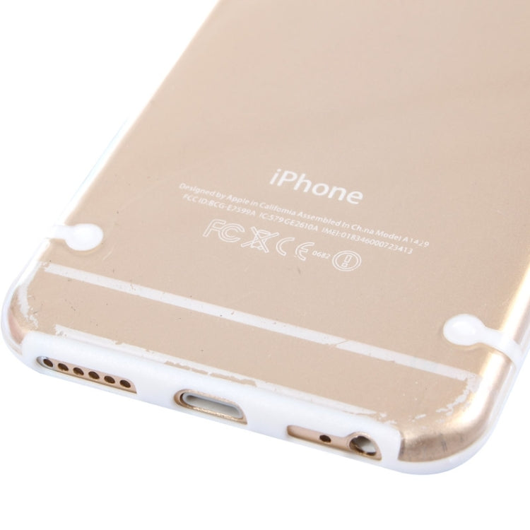 Luminous Frame Transparent Back Shell Plastic Case for iPhone 6 Plus & 6S Plus