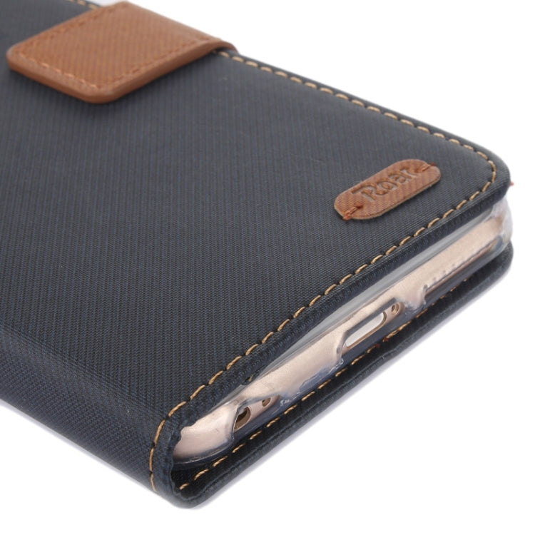 Roar Stripe Texture Leather Case with Holder & Card Slot & Wallet for iPhone 6 Plus & 6S Plus