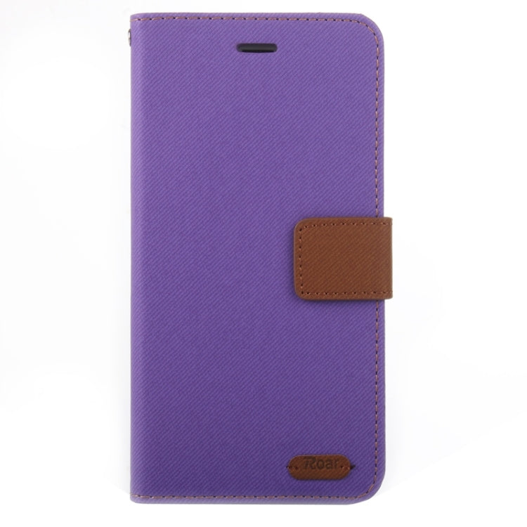 Roar Stripe Texture Leather Case with Holder & Card Slot & Wallet for iPhone 6 Plus & 6S Plus