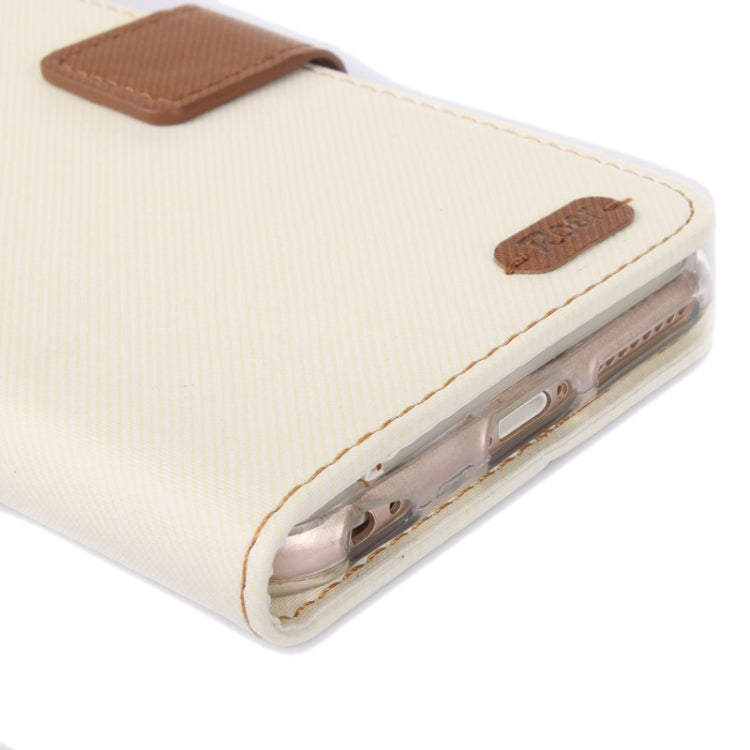 Roar Stripe Texture Leather Case with Holder & Card Slot & Wallet for iPhone 6 Plus & 6S Plus