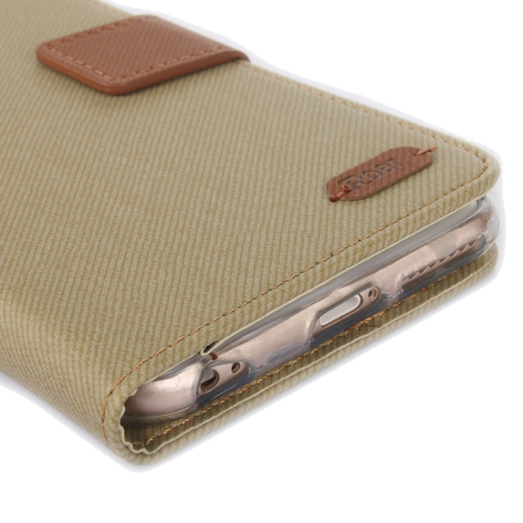 Roar Stripe Texture Leather Case with Holder & Card Slot & Wallet for iPhone 6 Plus & 6S Plus