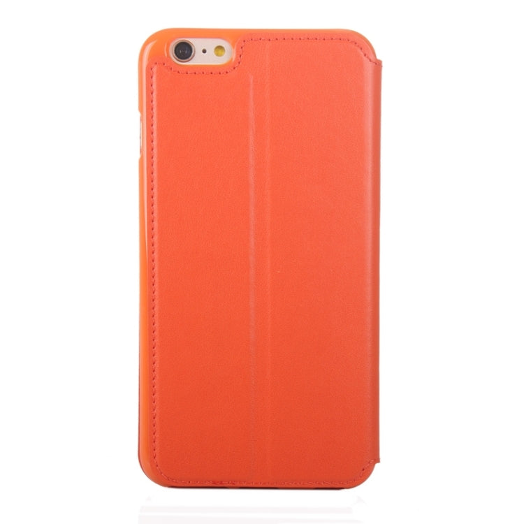 Roar Crazy Horse Texture Leather Case with Holder & Card Slot & Caller ID Display for iPhone 6 Plus