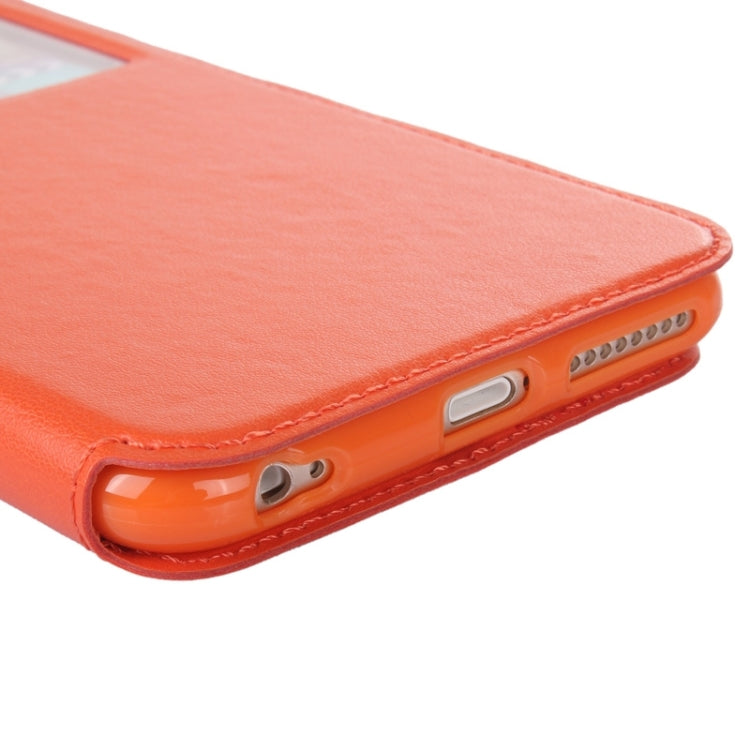 Roar Crazy Horse Texture Leather Case with Holder & Card Slot & Caller ID Display for iPhone 6 Plus